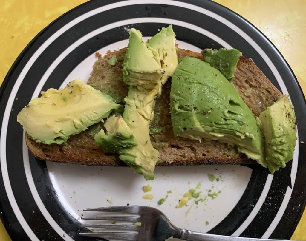avocado sourdough toast